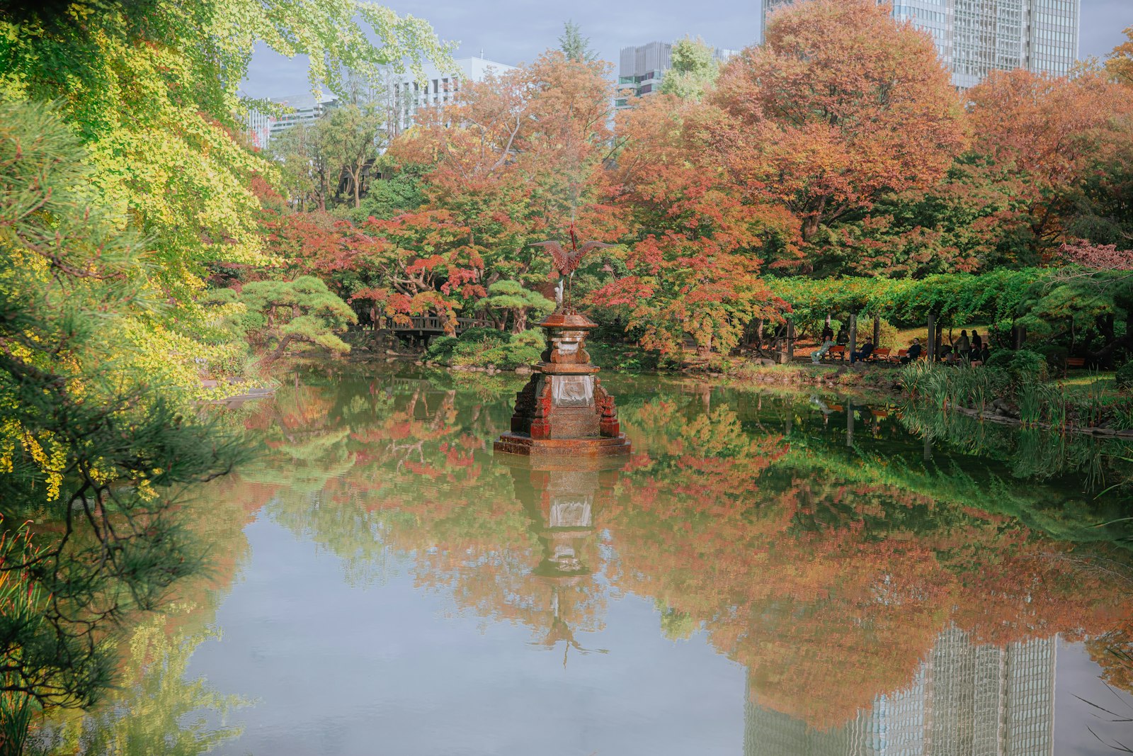 秋の水辺